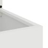 vidaXL &Eacute;cran de confidentialit&eacute; de jardin Fretwork Blanc 50 x 140 cm