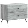 vidaXL Cabinet de chevet Sonoma gris 62 x 34,5 x 47,5 cm