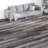vidaXL Planches de sol 18 pcs Marron 5,26 m&sup2; PVC