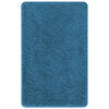 vidaXL Ensemble de tapis de bain antid&eacute;rapants 2 pcs Bleu PP