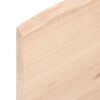 vidaXL Dessus de table 60x60x2 cm bois de ch&ecirc;ne massif non trait&eacute;