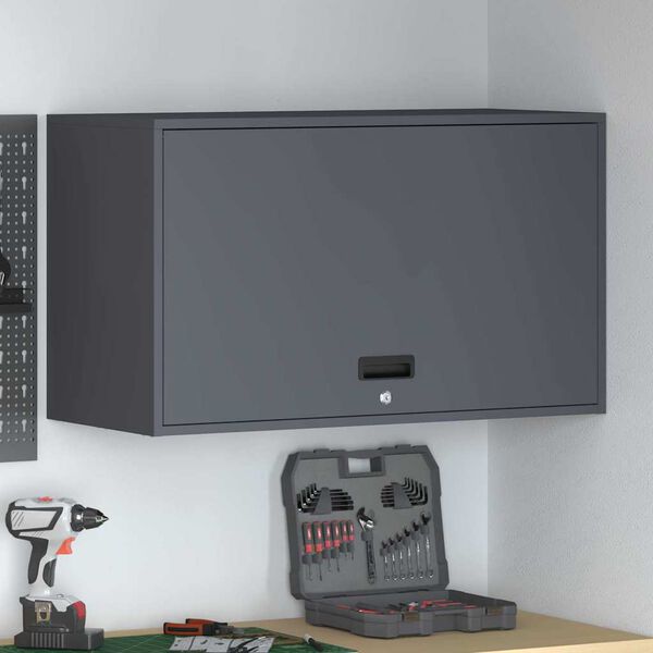 vidaXL Armoire murale pour garage Anthracite 90 x 40 x 53 cm