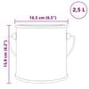 vidaXL Peinture murale Rose 16,5 x 16,5 x 16 cm Impression murale