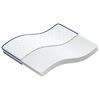 vidaXL Matelas en mousse &agrave; m&eacute;moire de forme blanc 140x190x17 cm doux