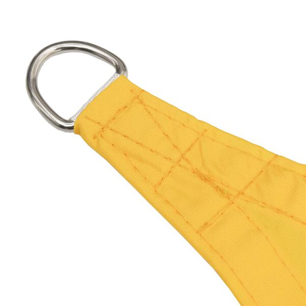vidaXL Voile de parasol tissu oxford triangulaire 4x5x5 m jaune