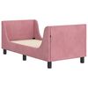 vidaXL Cadre de lit pour tout-petit avec t&ecirc;te de lit Rose 70 x 140 cm