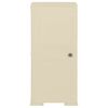 vidaXL Armoire plastique 40x43x85,5 cm design de bois blanc angora