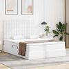 vidaXL Lit de Rangement Blanc pur 140 x 200 cm Cuir synth&eacute;tique