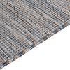 vidaXL Tapis &agrave; tissage plat d'ext&eacute;rieur 200x280 cm Marron et bleu
