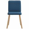 vidaXL Chaises &agrave; manger lot de 4 bleu tissu