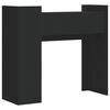 vidaXL Table console noir 100x35x90 cm bois d'ing&eacute;nierie