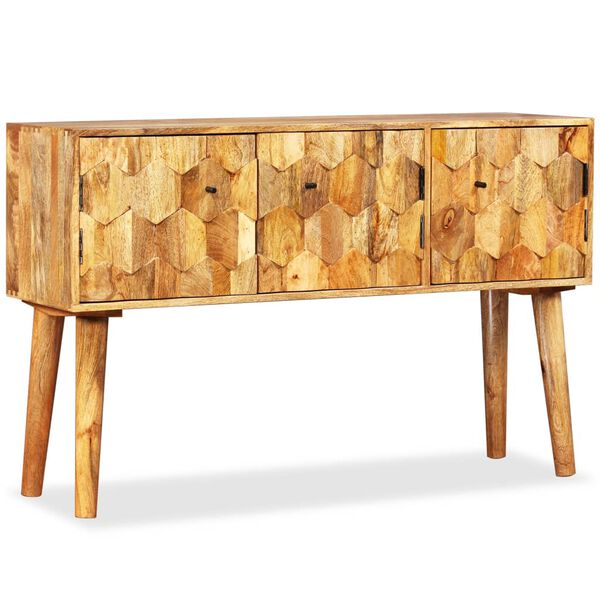 vidaXL Buffet Bois massif de manguier 118x35x75 cm