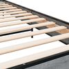 vidaXL Cadre de lit sans matelas sonoma gris 90x190 cm