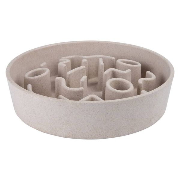 DISTRICT70 Mangeoire lente pour chiens Bambou 21 cm Merengue
