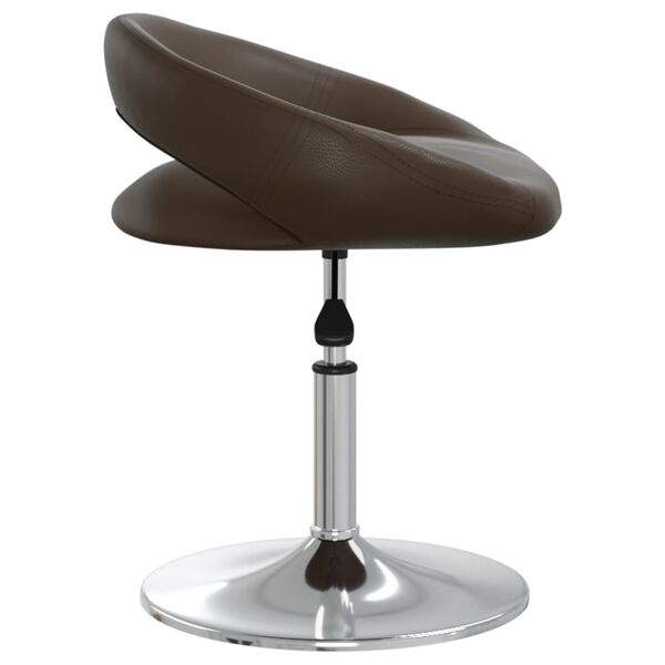 vidaXL Tabouret de bar Marron Similicuir