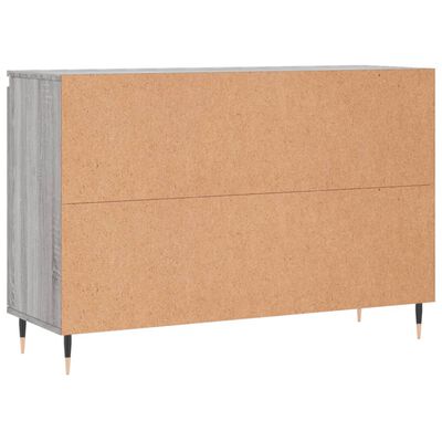 vidaXL Buffet sonoma gris 104x35x70 cm bois d'ingénierie