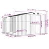 vidaXL Abri de jardin anthracite 277x279x179 cm acier galvanis&eacute;