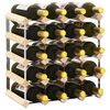 vidaXL Casier &agrave; bouteilles pour 20 bouteilles Pin&egrave;de solide