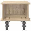 vidaXL Meuble TV Ch&ecirc;ne Sonoma 37 x 35 x 35 cm Bois d'ing&eacute;nierie