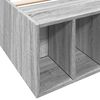 vidaXL Cadre de lit sans matelas sonoma gris 90x190 cm