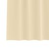 vidaXL Rideaux occultants avec anneaux 2 pcs Cr&egrave;me 260 x 140 cm
