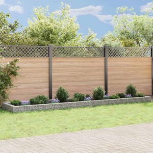 vidaXL Lit sur&eacute;lev&eacute; &agrave; gabion Acier galvanis&eacute; 500x100x20 cm