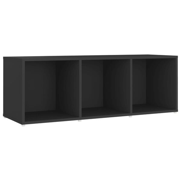vidaXL Meubles TV 3 pcs Gris 107x35x37 cm Bois d'ingénierie