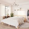 vidaXL Cadre de lit sans matelas bois massif 140x190 cm