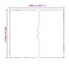 vidaXL B&acirc;che transparente avec &oelig;illets 5x10 m poly&eacute;thyl&egrave;ne