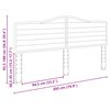 vidaXL T&ecirc;te de lit Ch&ecirc;ne noir 200 cm Bois d'ing&eacute;nierie