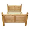 vidaXL Lit avec matelas Pin mexicain Corona 160 x 200 cm