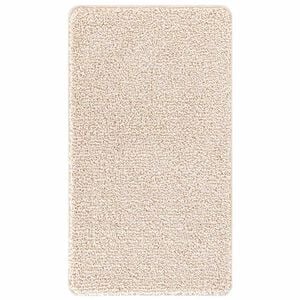 vidaXL Tapis de bain antid&eacute;rapant Cr&egrave;me 70 x 120 cm PP