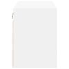 vidaXL Armoire murale de garage blanc bois d'ing&eacute;nierie