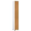 vidaXL Cabinet de salle de bain avec &eacute;tag&egrave;re Blanc 30,5 x 30 x 195 cm