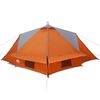 vidaXL Tente tipi avec toit Gris et orange 490 x 410 x 210 cm