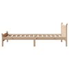 vidaXL Cadre de lit sans matelas 90x190 cm bois de pin massif