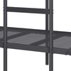 VidaXL Lit superposé sans matelas noir 100x190 cm acier