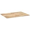 vidaXL Dessus de table rectangulaire 80x70x2 cm bois massif d'acacia