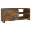 vidaXL Table basse Ch&ecirc;ne fum&eacute; 102x50x45 cm Bois d'ing&eacute;nierie