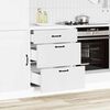 vidaXL Armoire de cuisine Kalmar blanc bois d'ing&eacute;nierie