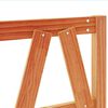 vidaXL T&ecirc;te de lit cire marron 160 cm bois massif de pin