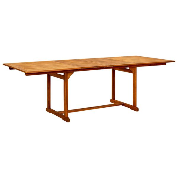 vidaXL Ensemble &agrave; manger de jardin 9 pcs Bois d'acacia massif 160-240 cm