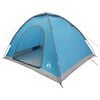 vidaXL Tente de camping 4 personne Bleu