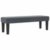 vidaXL Lit &agrave; ressorts avec matelas Gris fonc&eacute; 180 x 200 cm Velours