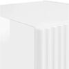 vidaXL Meuble TV mural Montage mural Blanc Brillant 30 x 31 x 100 cm