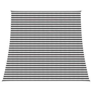 vidaXL Voile d'ombre Anthracite et blanc 4 / 5 x 4 m HDPE
