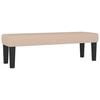 vidaXL Sommier &agrave; lattes de lit avec matelas Cappuccino 140x190 cm