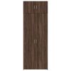 vidaXL Armoire de rangement ch&ecirc;ne brun 80x42,5x225cm bois d'ing&eacute;nierie