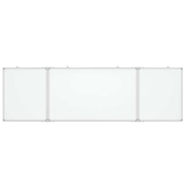 vidaXL Tableau blanc magn&eacute;tique pliable 160x60x1,7 cm aluminium
