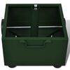vidaXL Pot de plantes et support de parasol d'ext&eacute;rieur 2-en-1 Vert